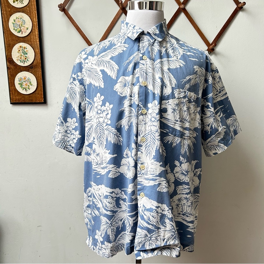 J. Crew Tropical Floral Hawaiian Shirt